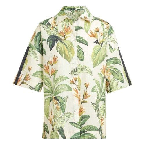 Front - Adidas Mens Farm Floral Shirt