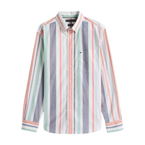 Front - Tommy Hilfiger Mens Stripe Woven Shirt
