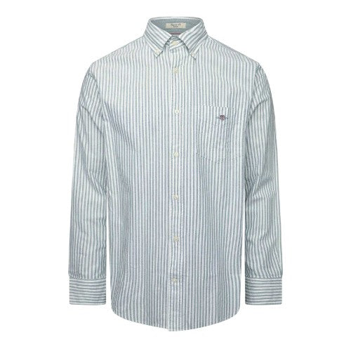 Front - Gant Mens Classic Striped Shirt