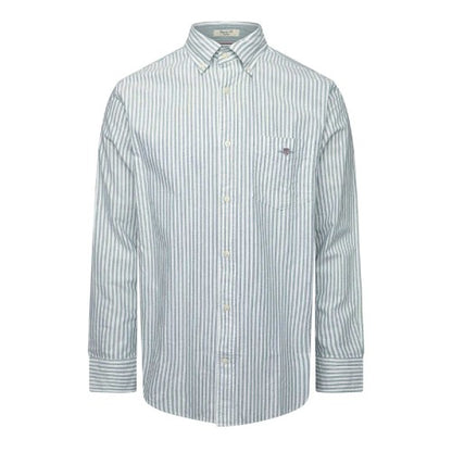 Front - Gant Mens Classic Striped Shirt