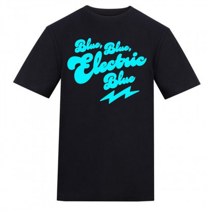 Front - AWD Unisex Adult Blue Electric T-Shirt