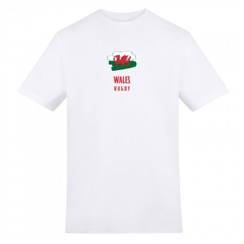 Front - AWD Unisex Adult Wales RU T-Shirt