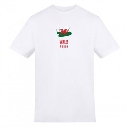 Front - AWD Unisex Adult Wales RU T-Shirt