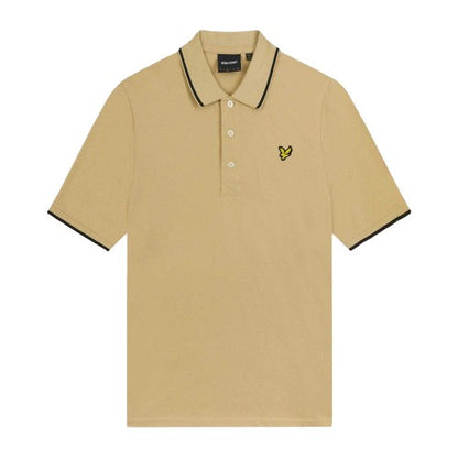 Front - Lyle & Scott Mens Tipped Polo Shirt