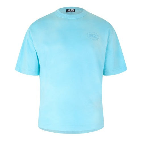 Front - Diesel Mens Logo Washed T-Shirt