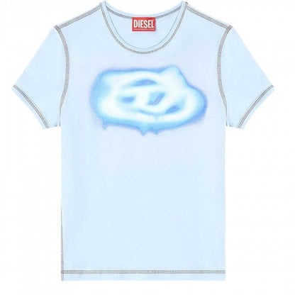 Front - Diesel Womens/Ladies Glow Logo T-Shirt