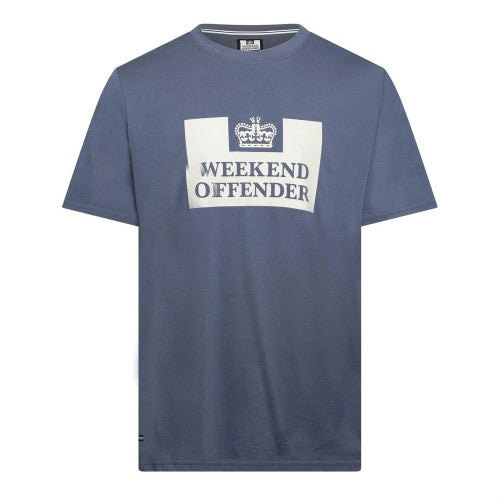 Front - Weekend Offender Mens McMoney Graphic Print Regular T-Shirt