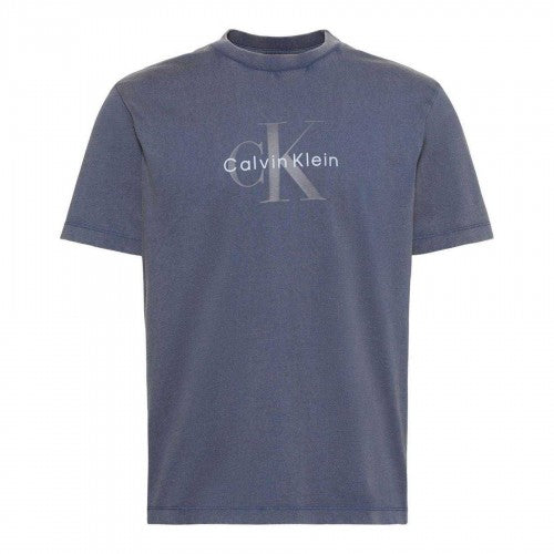 Front - Calvin Klein Mens Acid Wash Crew Neck T-Shirt