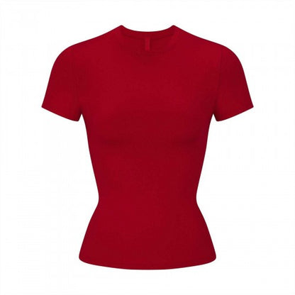 Front - Skims Womens/Ladies Cotton Jersey Fitted T-Shirt