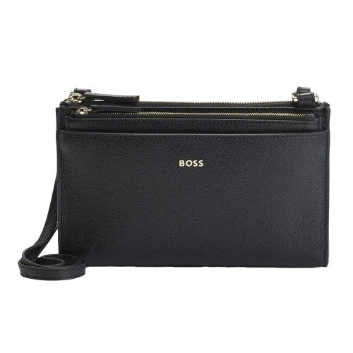 Front - Hugo Boss Alyce Shoulder Bag
