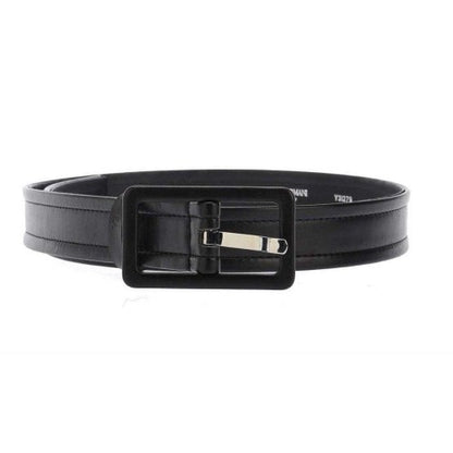 Front - Emporio Armani EA7 Logo Leather Belt