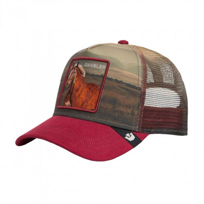 Front - Goorin Bros Mens Horse Trucker Cap