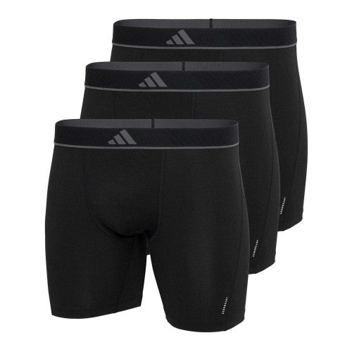 Front - Adidas Mens Climacool Briefs (Pack of 3)