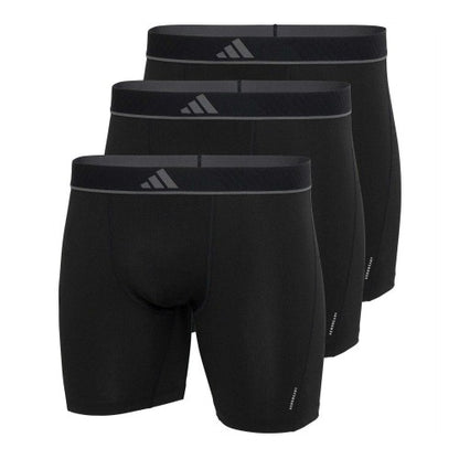 Front - Adidas Mens Climacool Briefs (Pack of 3)