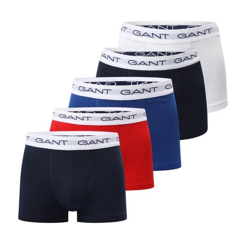 Front - Gant Mens Boxer Briefs (Pack of 5)