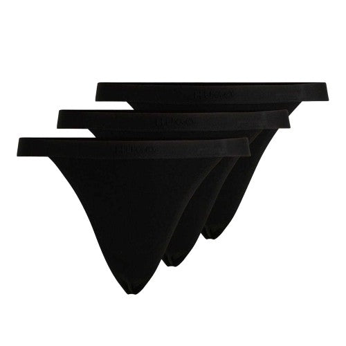 Front - Hugo Womens/Ladies String Briefs (Pack of 3)