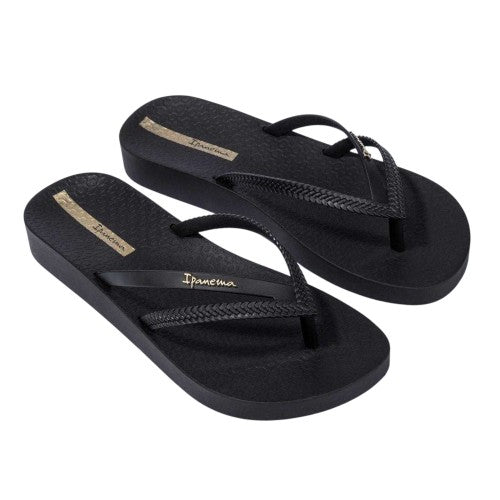 Front - Ipanema Womens/Ladies Bossa Soft Platform Flip Flops