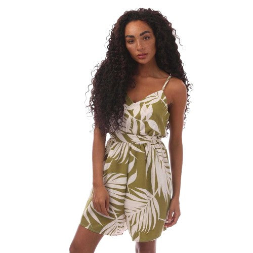 Front - Only Womens/Ladies Nova Carly Leaf Playsuit