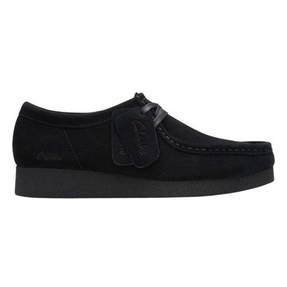 Front - Clarks Womens/Ladies Wallabee Suede Flat Moccasins