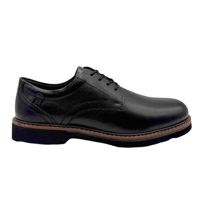 Front - Rockport Mens Charlee Leather Derby Shoes