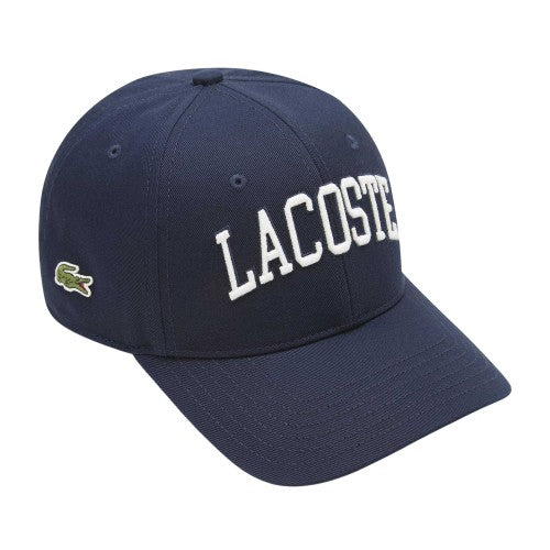 Front - Lacoste Embroidered Logo Baseball Cap