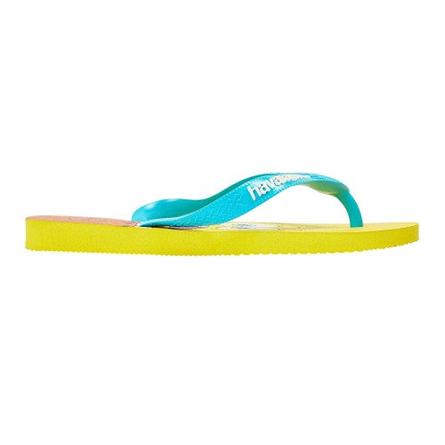 Front - SpongeBob SquarePants Childrens/Kids Rubber Flip Flops