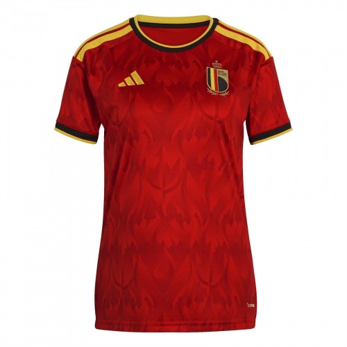 Front - Adidas Womens/Ladies World Cup Belgium Home Shirt