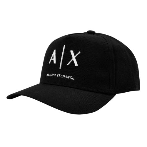 Front - Armani Exchange Mens Exchange Baseball Cap