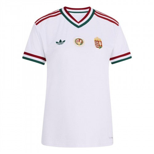 Front - Adidas Womens/Ladies Hungary Wicking Short-Sleeved Football Shirt