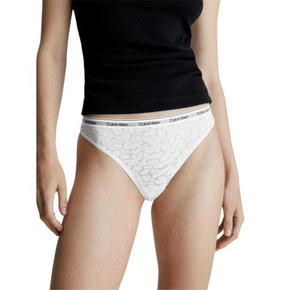 Front - Calvin Klein Womens/Ladies Modern Lace Thong