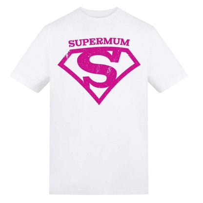 Front - AWD Womens/Ladies Supermum Printed T-Shirt