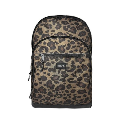 Front - Hot Tuna Leopard Print Backpack