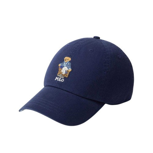 Front - Ralph Lauren Polo Bear Leather Strap Cap