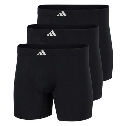 Front - Adidas Mens Active Microtech Boxer Briefs