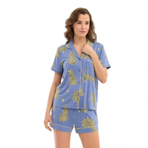 Front - Chelsea Peers Womens/Ladies Short Pyjama Set