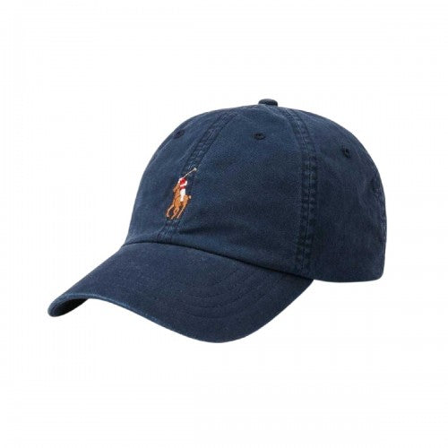 Front - Ralph Lauren Leather Trim Sport Cap