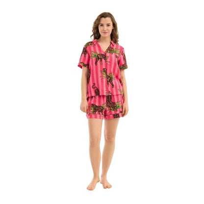 Front - Chelsea Peers Womens/Ladies Collared Pyjama Set