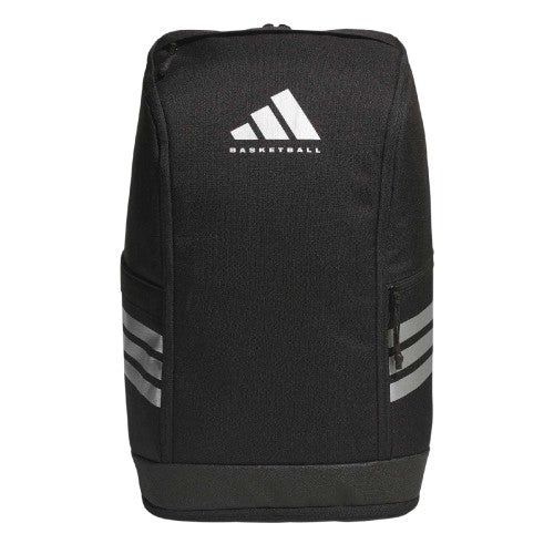 Front - Adidas Premier 3 Stripes Basketball Backpack
