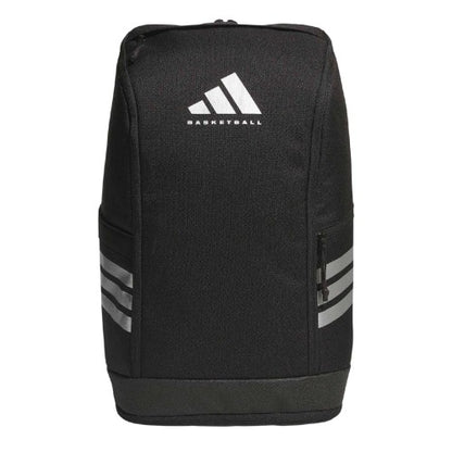 Front - Adidas Premier 3 Stripes Basketball Backpack