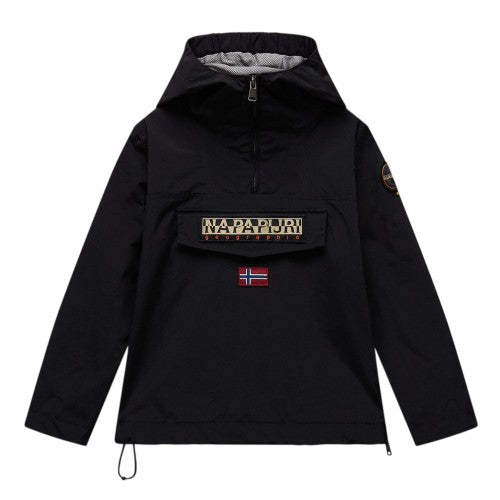 Front - Napapijri Childrens/Kids Solid Water Repellent Hooded Jacket