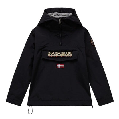 Front - Napapijri Childrens/Kids Solid Water Repellent Hooded Jacket