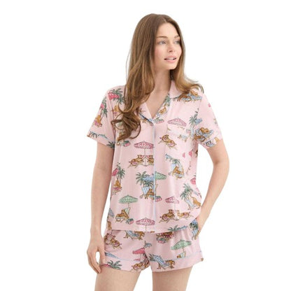 Front - Chelsea Peers Womens/Ladies Short Pyjama Set