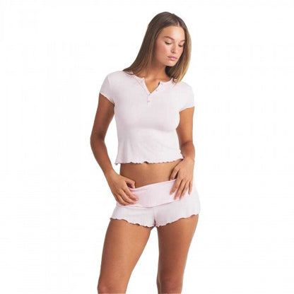 Front - Skims Womens/Ladies Short Pyjama Set