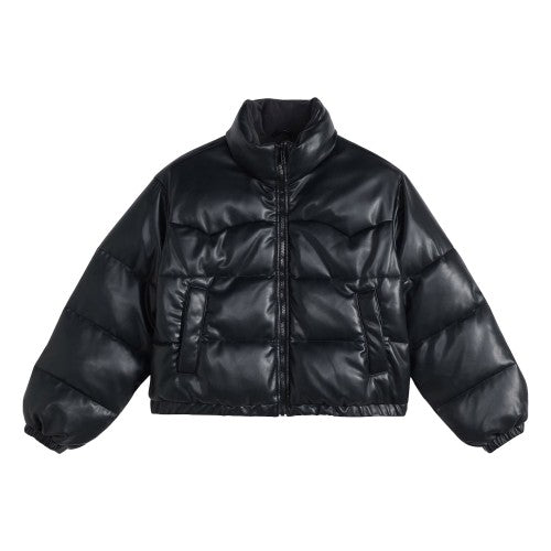 Front - Levis Womens/Ladies Solid Puffer Jacket