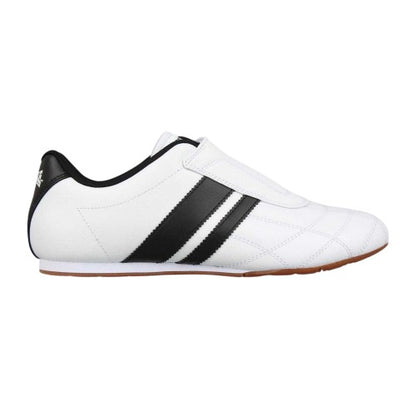 Front - Lonsdale Mens Brent Leather Slip-on Trainers