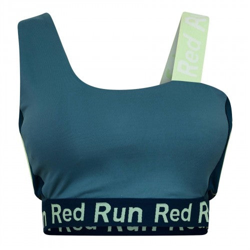Front - Red Run Womens/Ladies Skyline Colour Block Sports Bra