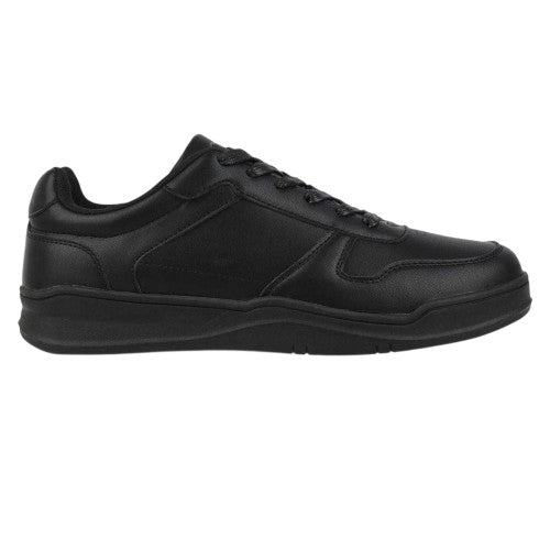 Front - Giorgio Mens Faux Leather Lace Up Trainers