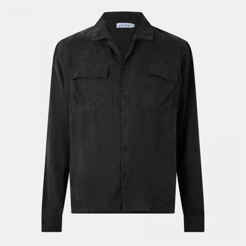 Front - Belier Mens Plain Long-Sleeved Shirt