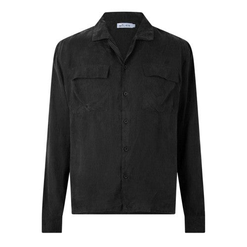 Front - Belier Mens Plain Long-Sleeved Shirt