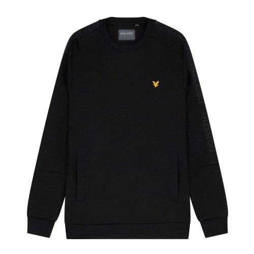 Front - Lyle & Scott Mens Brand Crew Neck Sweatshirt
